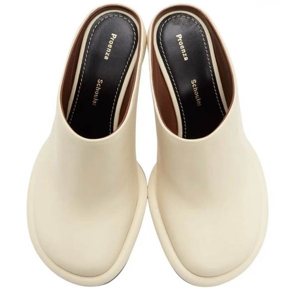 Proenza Schouler Women's Cream Mules - Picture 3 of 6
